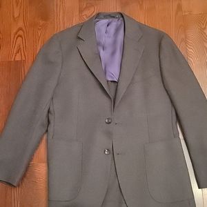 Suit Supply Men's Grey Blazer Havana Style